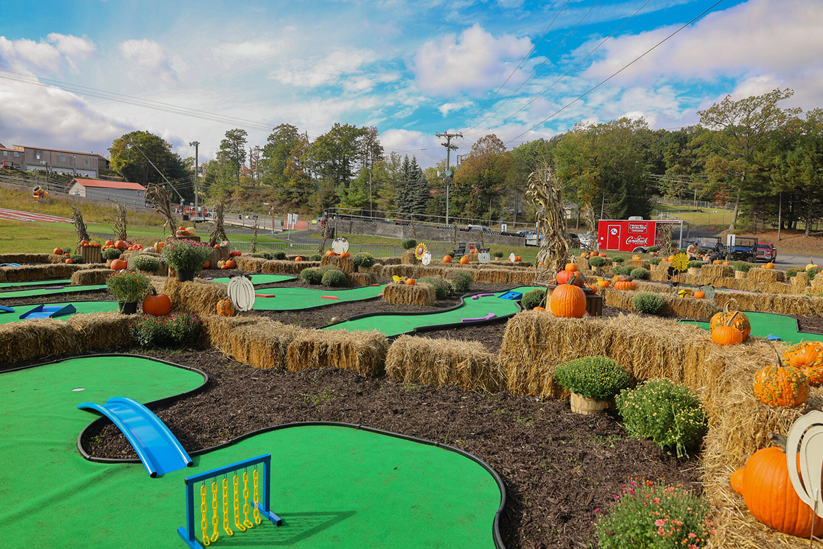 The new 18-hole miniature golf course.